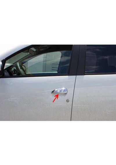 Dacia Logan Sedan Uyumlu Kapı Kolu 4 Parça 2005-2008 Paslanmaz Krom