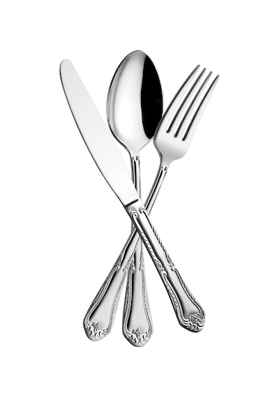 Dıana - 4125 - 36 Parça, 1. Sınıf Paslanmaz Çelik, Modern, Çatal, Kaşık, Bıçak Takımı, Gümüş Renk Gümüş