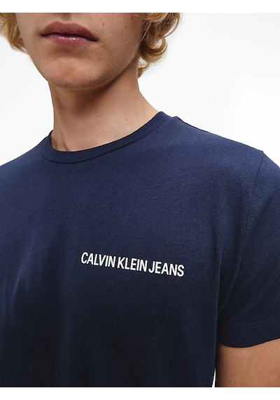Calvin Klein Calvın Kleın Erkek T-shırt J30j307852-402 J30j307852-402 Lacivert