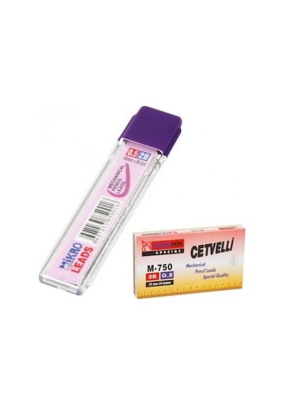 Mıkro Cetvellı Mın Kalem Ucu 05 2B 75Mm 24Lu