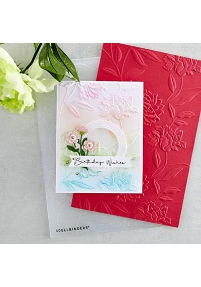 Spellbınders Papercrafts, Inc 3d Kabartma Klasörü Beau Bloom, Opak