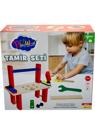 Mey İthalat 397 Kutuda Ahşap Tamir Seti - Onyıl Oyuncak