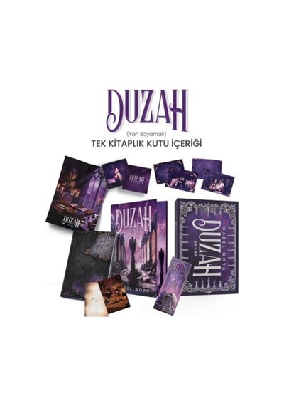 Duzah 3: Şah Ve Mat Tek Kitaplık Kutu Yan Boyamalı / Hazel Noya