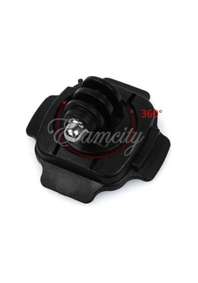Gopro Uyumlu 360 Derece Dönebilen Kask Aparat Çok Renkli