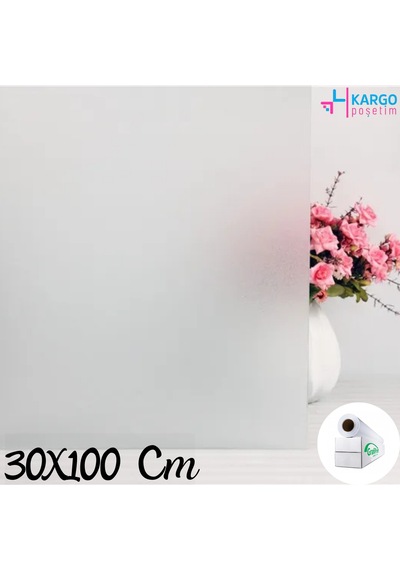 30 Cm X 1 Metre Cam Kumlama, Ofis, Duşakabin Ve Balkon Camı Kaplama Folyosu