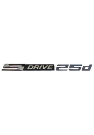 S Drive 25d Krom Bagaj Yazısı 3a 3d 3abs