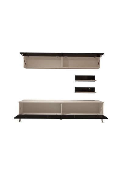 Decoraktiv Eko 5 Mdf Std Silver Tv Ünitesi Tv Sehpası Beyaz - Siyah