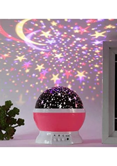Technosmart Renkli Ve Dönen Star Master Projeksiyon Gece Lambası Pembe Genel