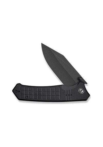 Civivi Tacticorix Black G10 Handle Black Stonewashed Nitro-v Blade Blade Kamp Çakı Siyah