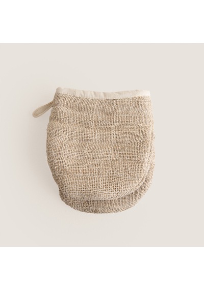 Hiyali Fırın Eldiveni 15x15 Cm Natural Diğer