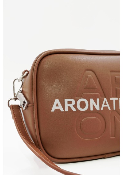 Hüvendo Küçük Boy Crossbody Çapraz Askılı Kadın Omuz Çantası Taba Taba