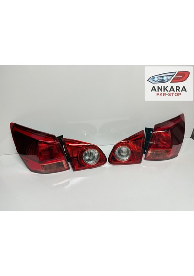Nissan Qashqai 2007 - 2010 Stop Lambası Sağ - Sol İç Ve Dış Takım Toplam 4 Adet Stop