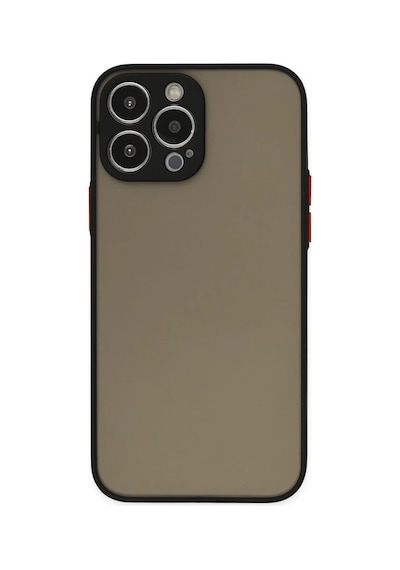 İphone 15 Pro Max Kılıf Montreal Silikon Kapak - Siyah
