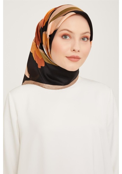 Armine Twill İpek Eşarp 23ka9042 06 - Desenli
