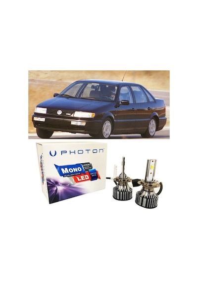 Vw Passat B4 Led Xenon Kısa Far Ampulü H1 Mono Yeni Seri Beyaz 1994-1997