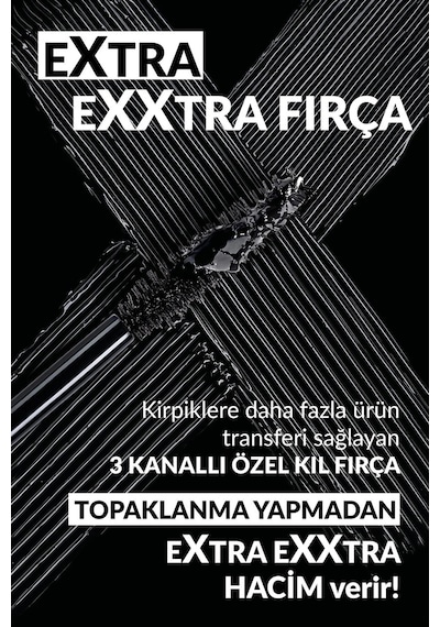 Avon Exxtravert Ekstra Hacim Veren Maskara Blackest Black
