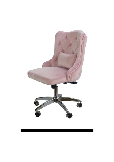 Çalışma Koltuğu Ofis Sandalyesi Makyaj Sandalyesi Pembe Çalışma Koltuğu Ofis Sandalyesi Makyaj Sandalyesi Pembe