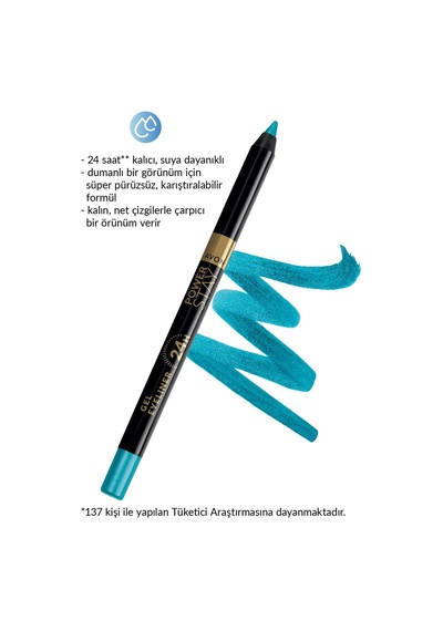 Power Stay Jel Eyeliner Tropical Teal