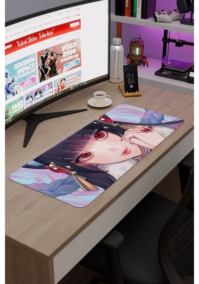 Yun Jin Genshin Impact Anime Oyuncu V5 - 70x30 Xl Gaming Mouse Pad Fare Altlığı