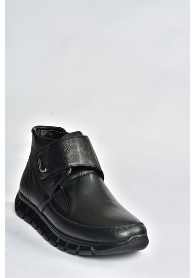 Fox Shoes Siyah Hakiki Deri Comfort Ortopedik Taban Kadın Bot N555361003 Siyah