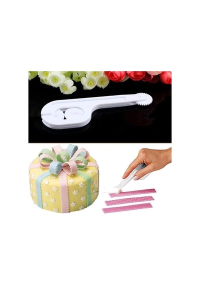 Şeker Hamuru Ruleti 3 Farklı Başlık Pasta Dekor Marzipan Seti Pasta Şekillendirici Dekor Plastik Bey Diğer