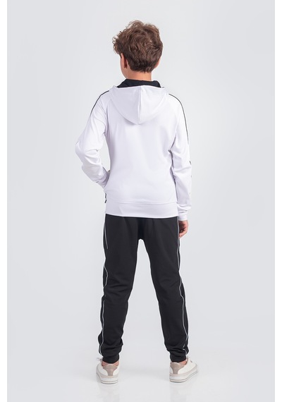 Dalgıç Kumaş Unisex Çocuk Eşofman Takımı Unlimited Potential Esf1725y BEYAZ