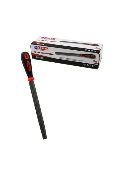 Bossra Bsr-288 Dmx 8" İnç Balık Sırtı Ağaç & Metal Törpüsü- 12'li Paket