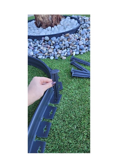 Garden Moda Çim Ayırıcı 15 Metre Siyah Çim Sınırlayıcı Taş Toprak Ayıracı Çim Ayracı Çim Ayırıcı Bariyeri Sku: Smgstk0b88833cfd