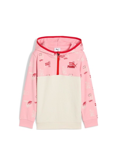 Puma Little Runners Half-zip Çocuk Bisiklet Yaka Sweatshirt Çok Renkli