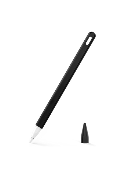 Forzacase Apple Pencil 2. Nesil İle Uyumlu Manyetik Şarj Destekli İnce Ergonomik Kaymaz Koruyucu Kalem Kılıf - Fc1232 Siyah