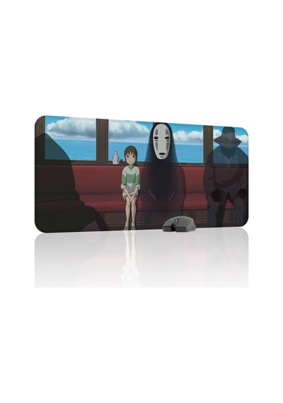 Spirited Away Kaymaz Dikişli Kauçuk Oyuncu Mousepad V4 - 90x40 Xxl Gaming Mouse Pad Fare Altlığı