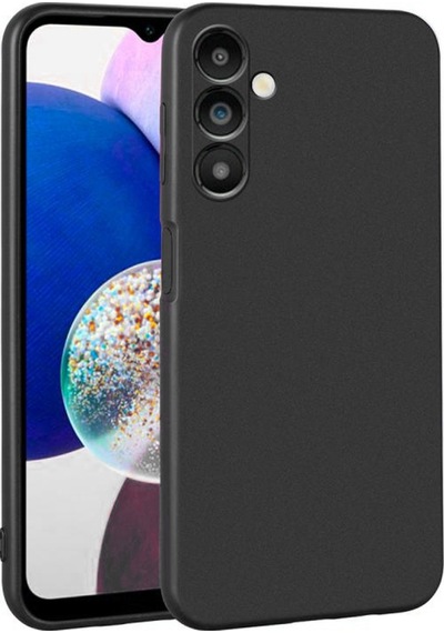 Samsung Galaxy Uyumlu A15 Siyah Arka Kapak Silikon Kılıf
