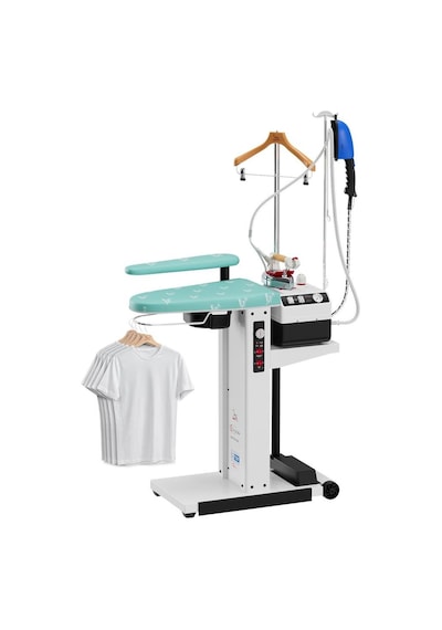 Gazzella "tiny Mini" Kazanlı Tip Portatif Ütü Masası- Ayak Pedallı / Mağaza Tipi - 60 Cm Turkuaz