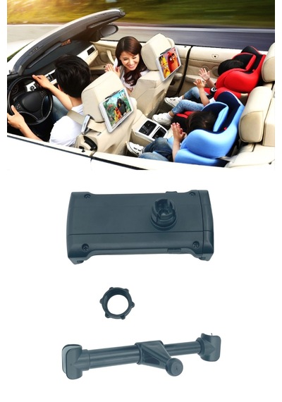 Kuhı Oto Koltuk Arkası Telefon Tablet Tutucu Ayarlanabilir 360 Derece Dönebilen Pratik Stand