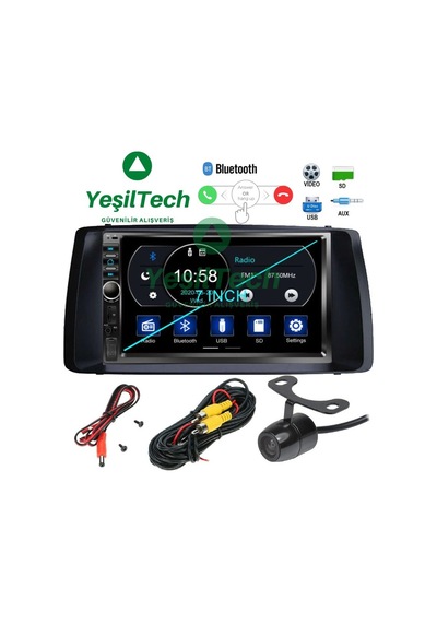 Exvol Toyota Double Teyp Corolla Verso Terra Çerçeve Bletooth