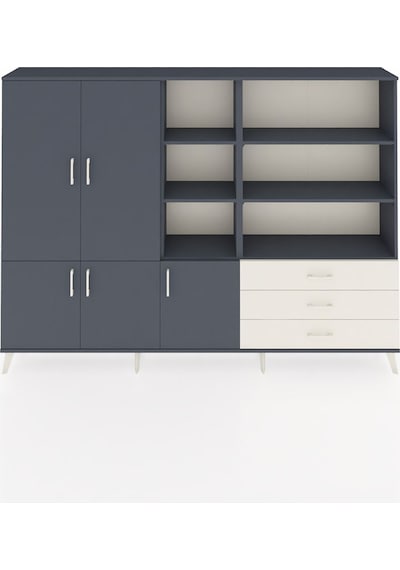 Arges Dolap 11 Raflı 3 Çekmeceli 5 Kapaklı 220x30x163 Antrasit-antrasit/aytaşı Antrasıt/aytası - Antrasıt Arges Dolap 11 Raflı 3 Çekmeceli 5 Kapaklı 220x30x163 Antrasit-antrasit/aytaşı Antrasıt/aytası - Antrasıt