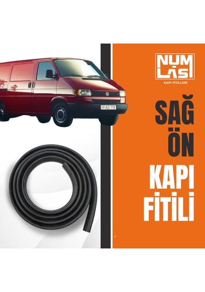 Volkwagen Transporter Panelvan T4 Sağ Ön Kapı Fitili-a Kalite-numlas-nm4681