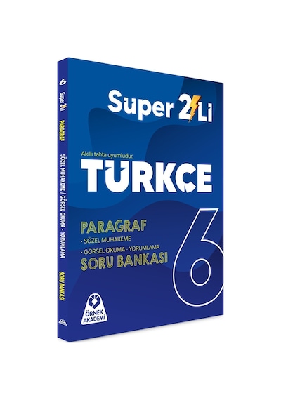 6. Sınıf Süper İkili Türkçe Seti Örnek Akademi