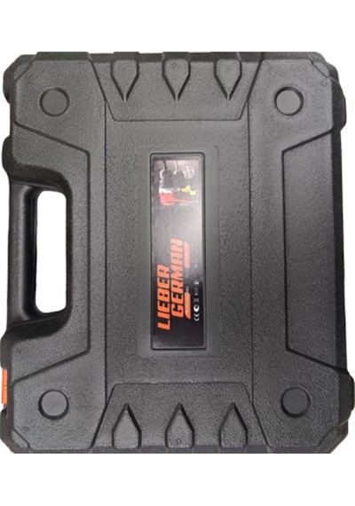 Lieber German Xdrive Darbeli 88 V 12 Ah Çift Akülü Metal Şanzuman Şarjlı Vidalama Matkap 27 Pcs Set