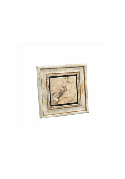 Eskiz Çizim Leonardo Da Vinci Baskılı Taş Tablo 20x20
