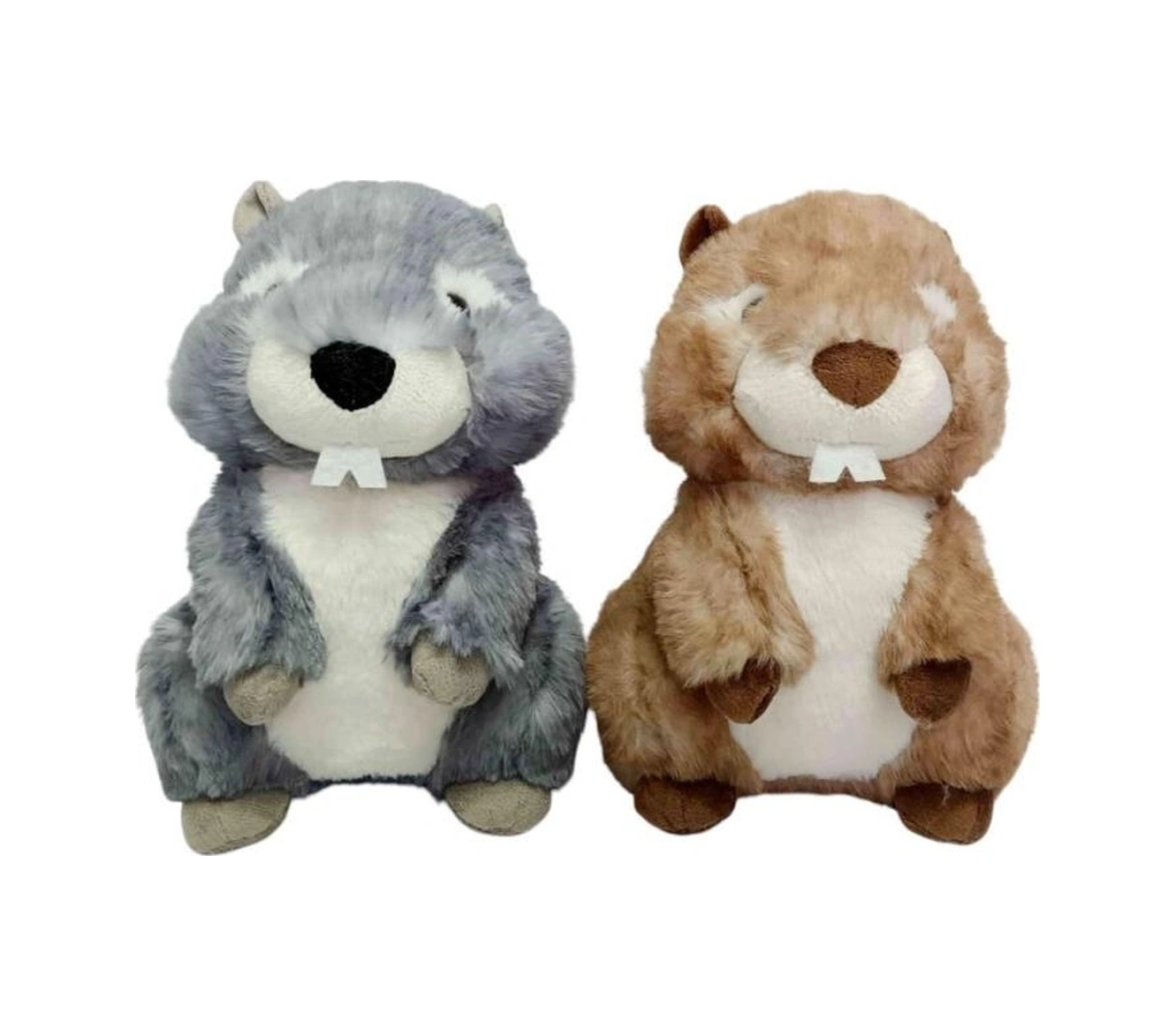 Pb31609-23 Peluş Oturan Sincap 23 Cm Açık Bej