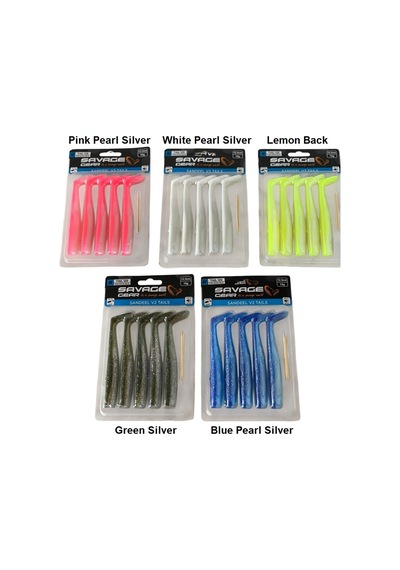 Savage Gear Sandeel V2 Tail 12.5cm 15gr 5'li Paket İğnesiz