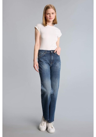 Defacto Comfort Straıght Yüksek Bel Düz Paça Bilek Boy Jean Pantolon H2109ax26smnm35 Mavi-nm35 Defacto Comfort Straıght Yüksek Bel Düz Paça Bilek Boy Jean Pantolon H2109ax26smnm35 Mavi-nm35