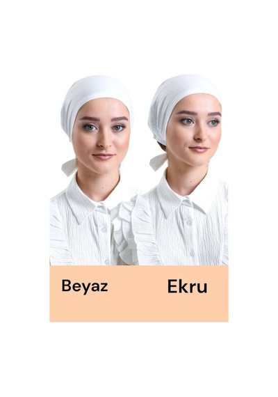 Aldaiyr 2 Adet Düz Dikişsiz Penye Bone 1çok Renkli