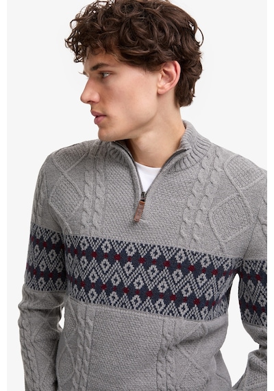U.S. Polo Assn. U.s. Polo Assn. Erkek Gri Melanj Kazak /triko 50308325-vr086