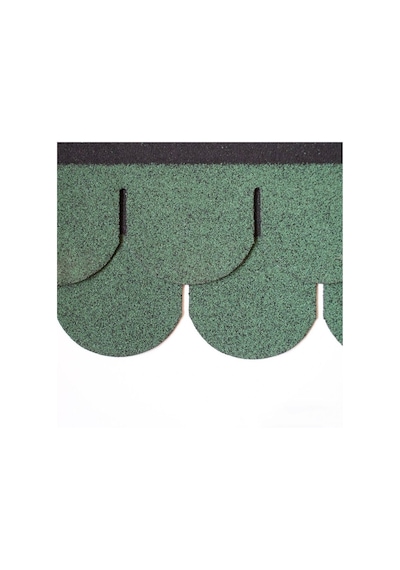4X4 Shingle Yuvarlak Yeşil Gölgeli (2,61 M²)