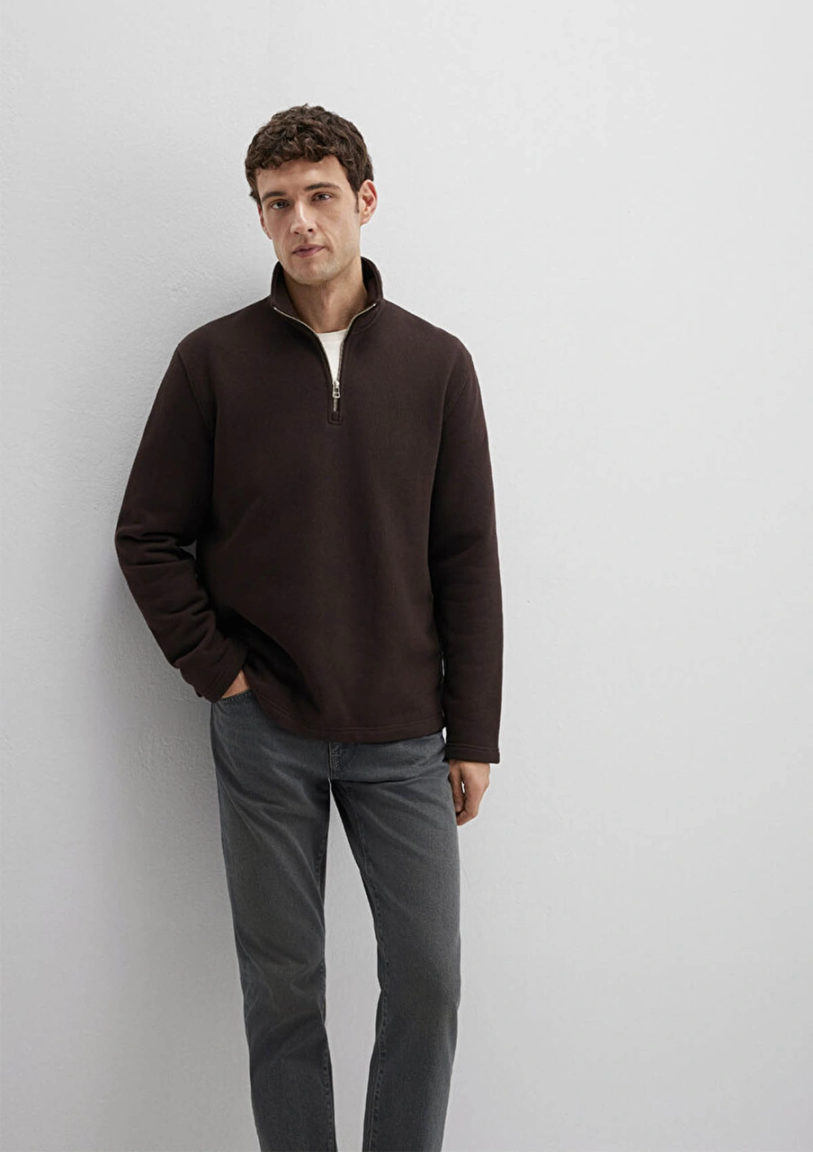 Mavi Kahverengi Erkek Sweatshirt M0s10519-89103 Kahverengi