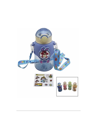 Renkli Mika Kristal Suluk Matara 600ml Royaleks-clkn2045 Çok Renkli