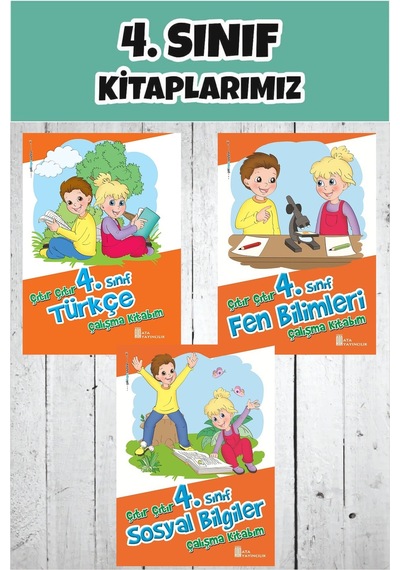 4.sınıf Çıtır Çıtır Türkçe -fen Bilimleri -sosyal Bilgiler Çalışma Kitabım