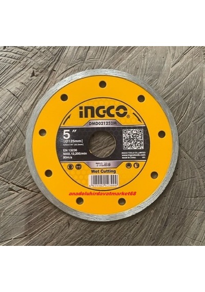 İngco 125mm Elmas Testere Beton Seramik Granit Kesici Taş Bims Ytong